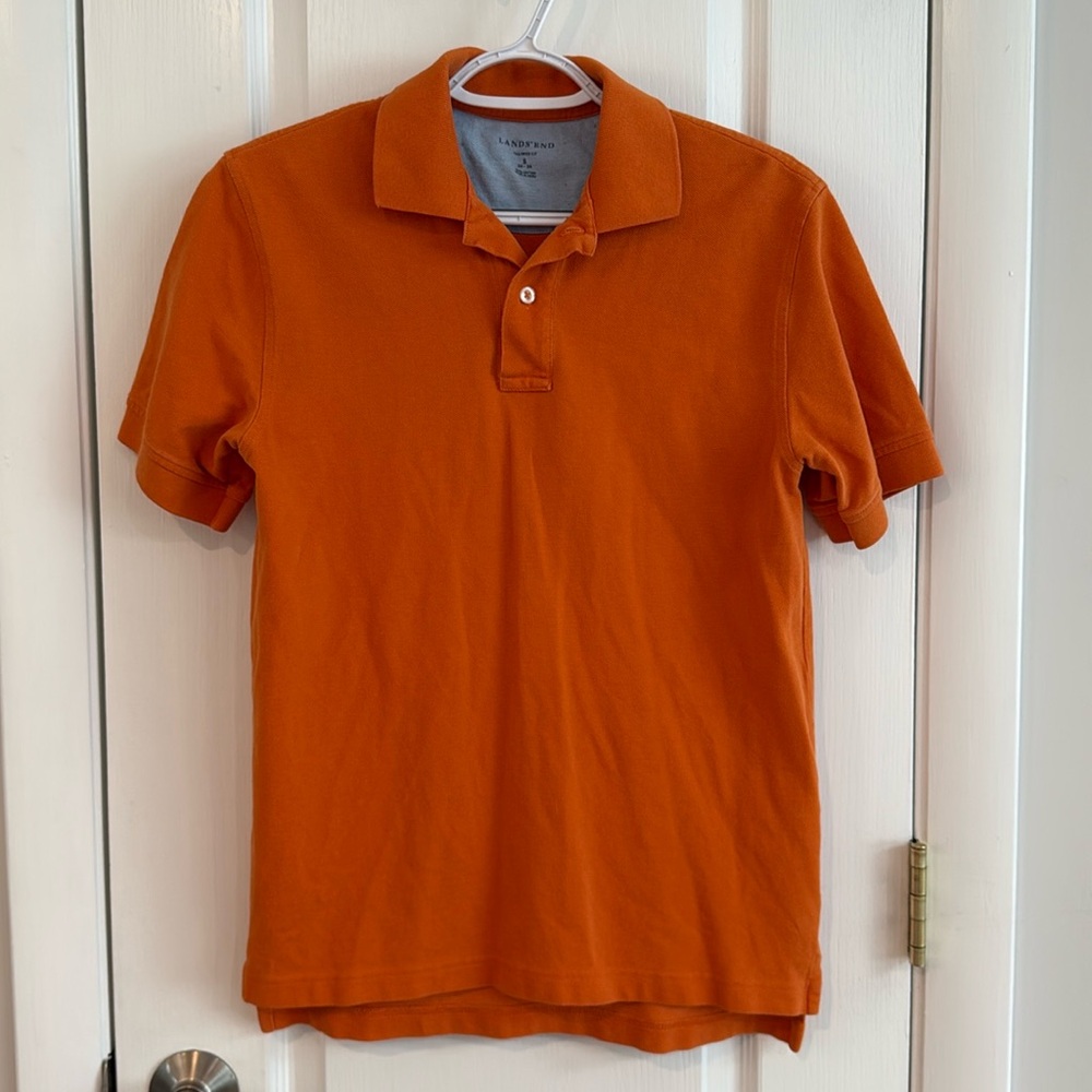 Mens Lands End cotton polo